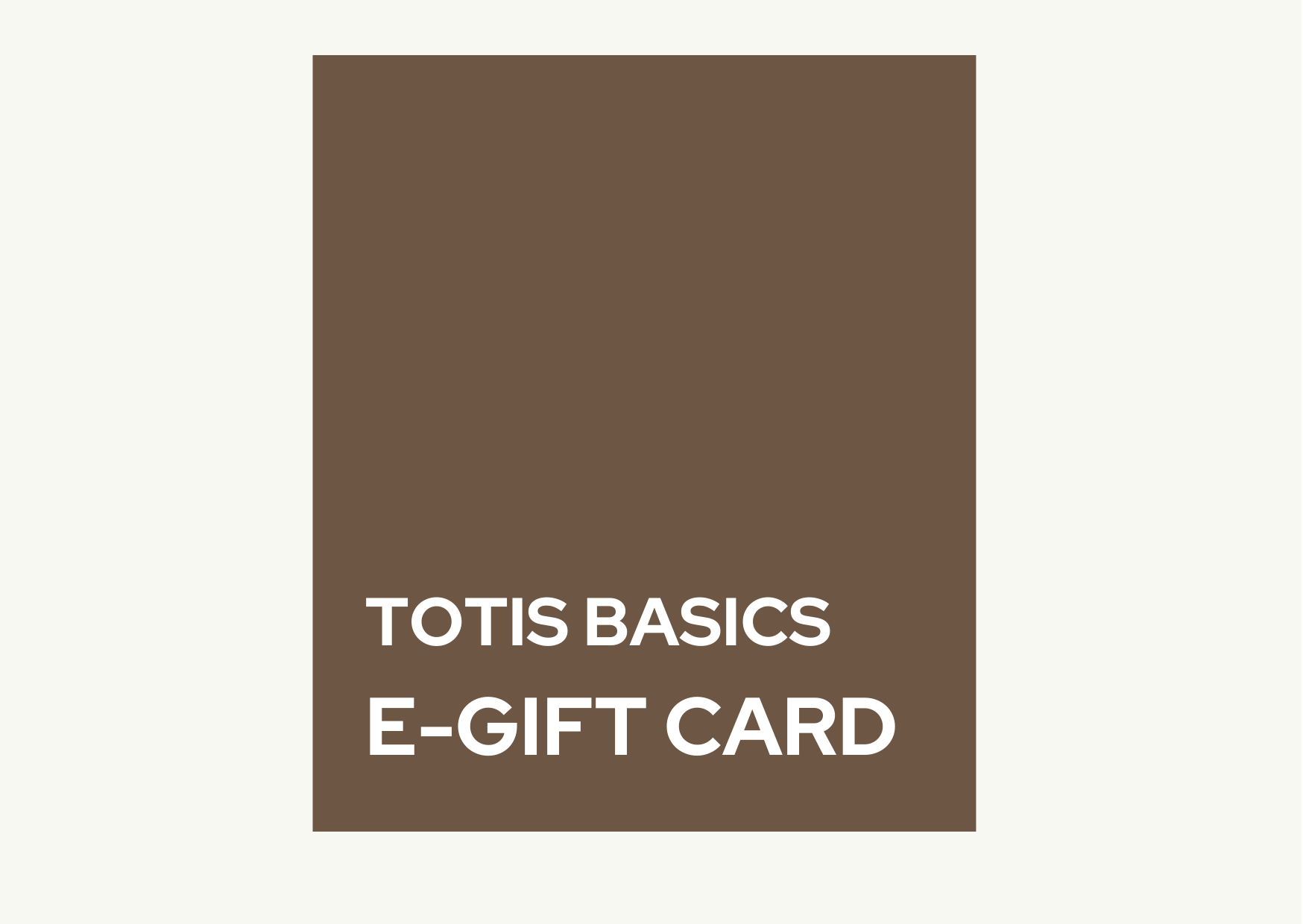 E-GIFT CARD