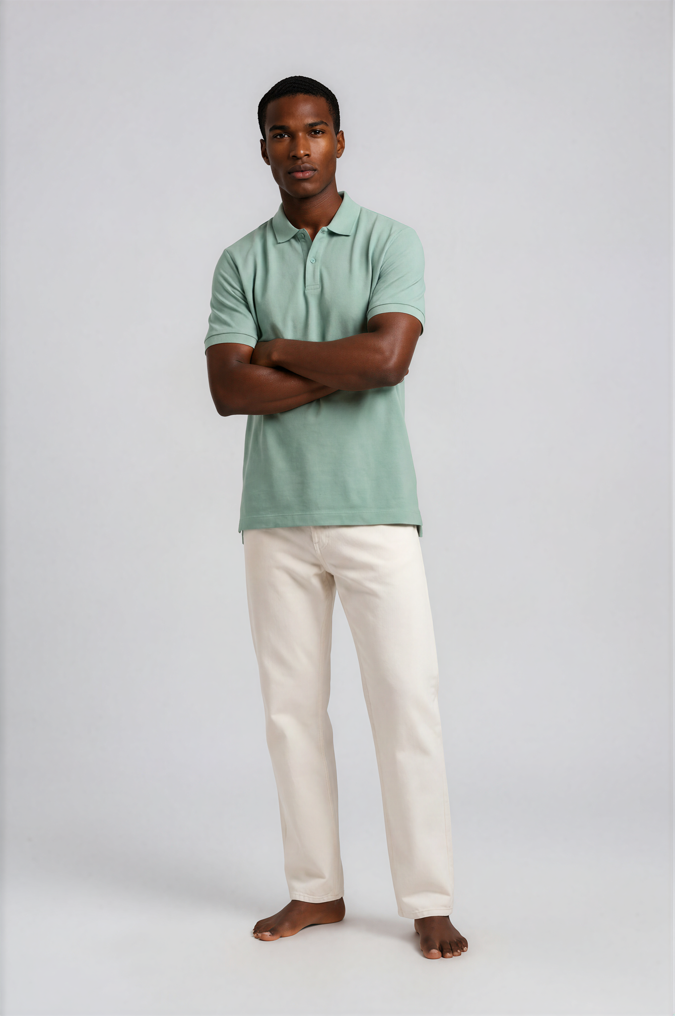 Organic Short Sleeve Polo - 020
