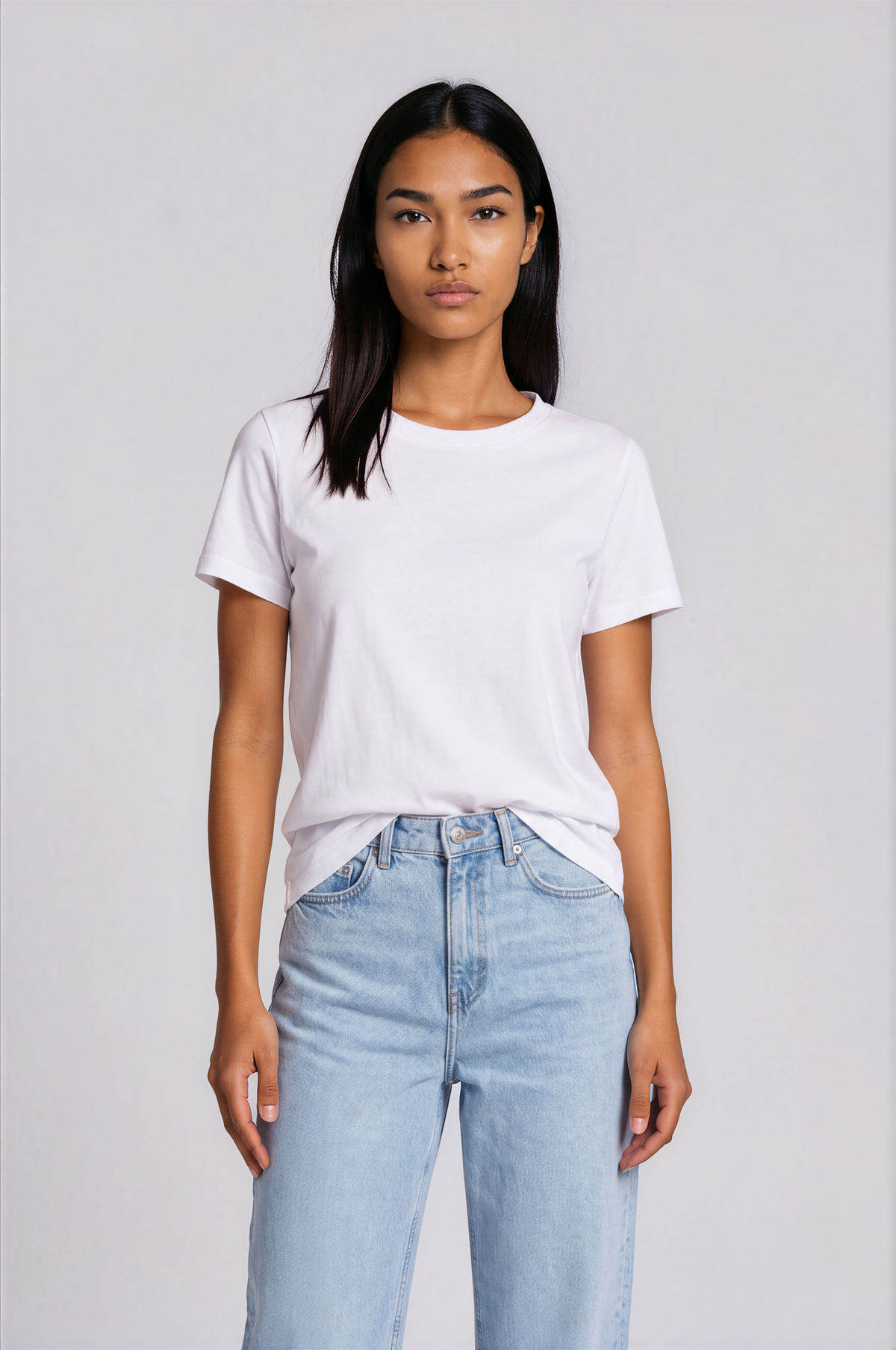 Women's Organic Cotton Wide Neckline T-Shirt