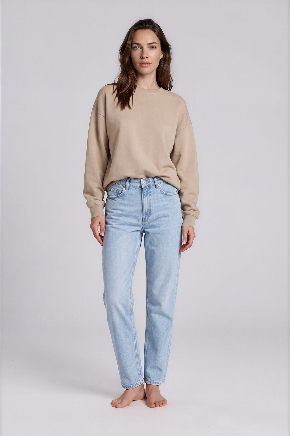 Oversized Organic Sweatshirt - 023