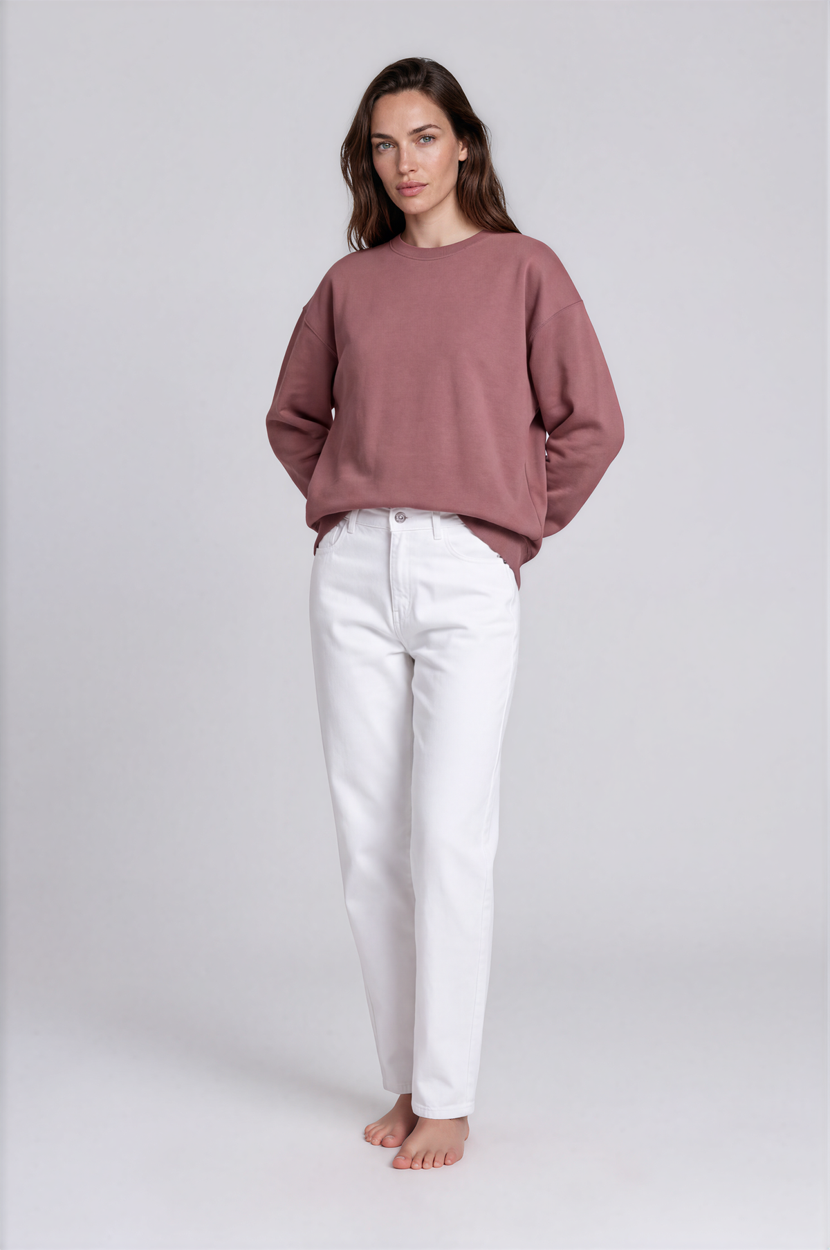 Oversized Organic Sweatshirt - 023