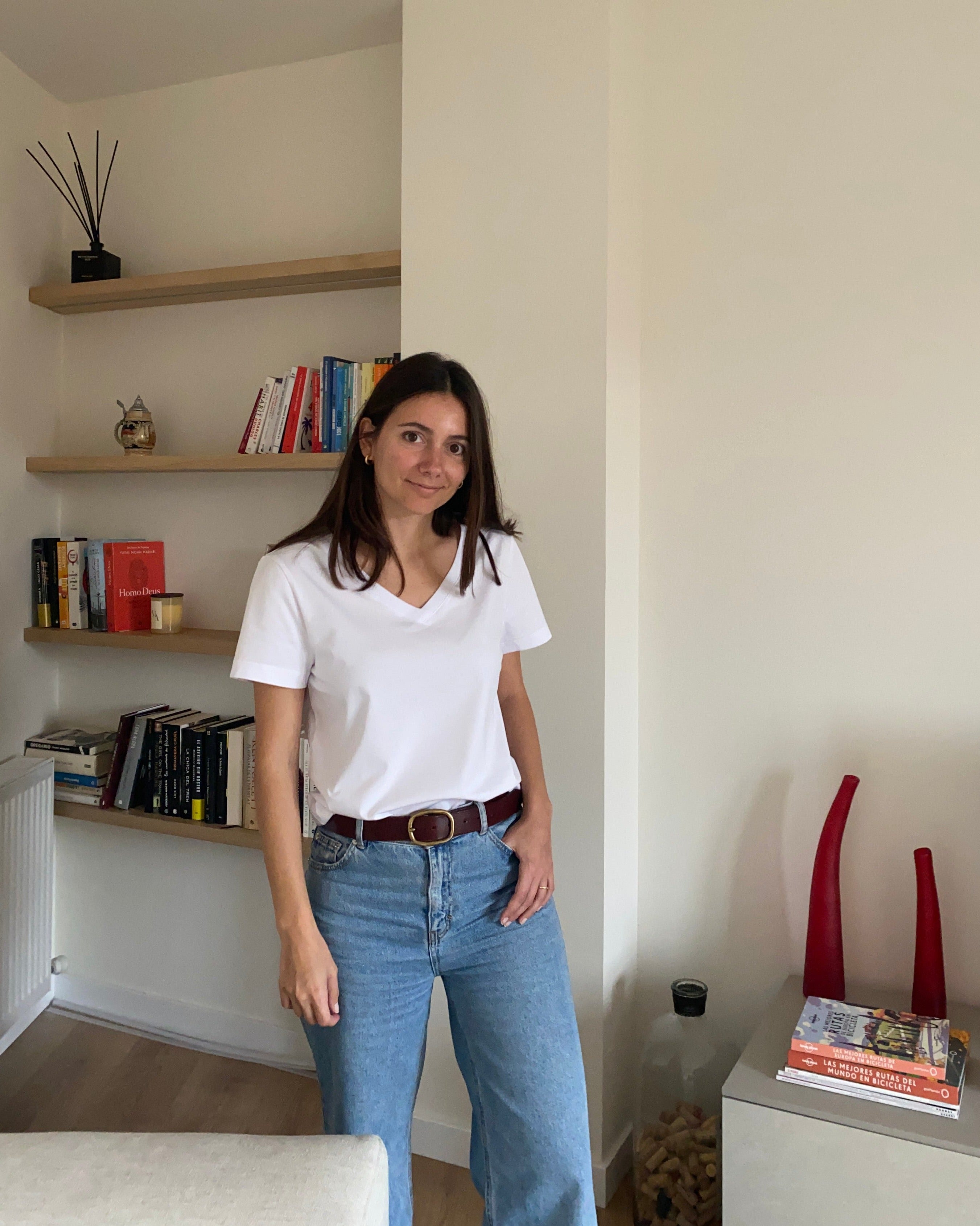 Camiseta Orgánica Cuello Pico - 006