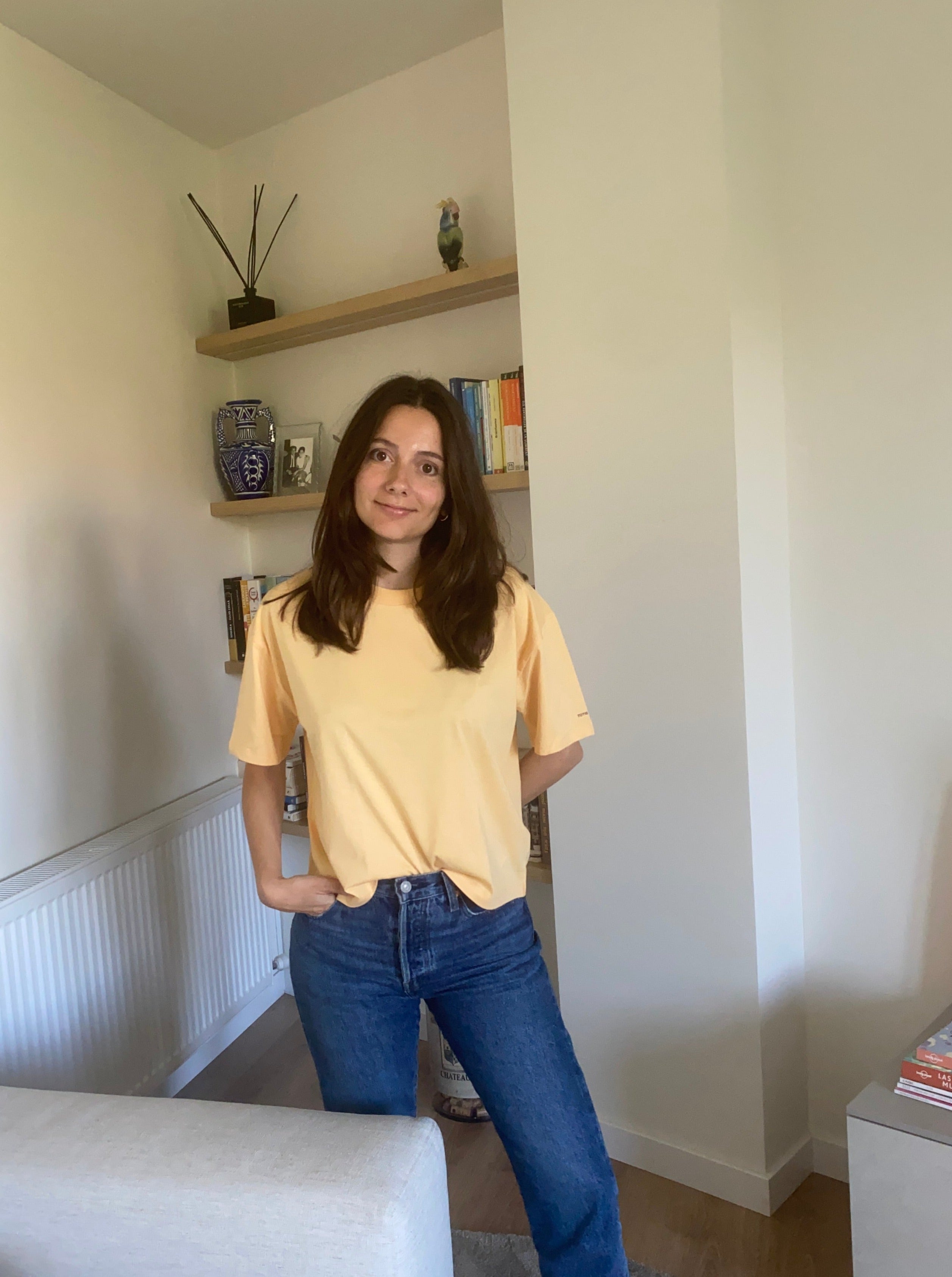 Camiseta Orgánica Manga Codo - 003 NUEVA