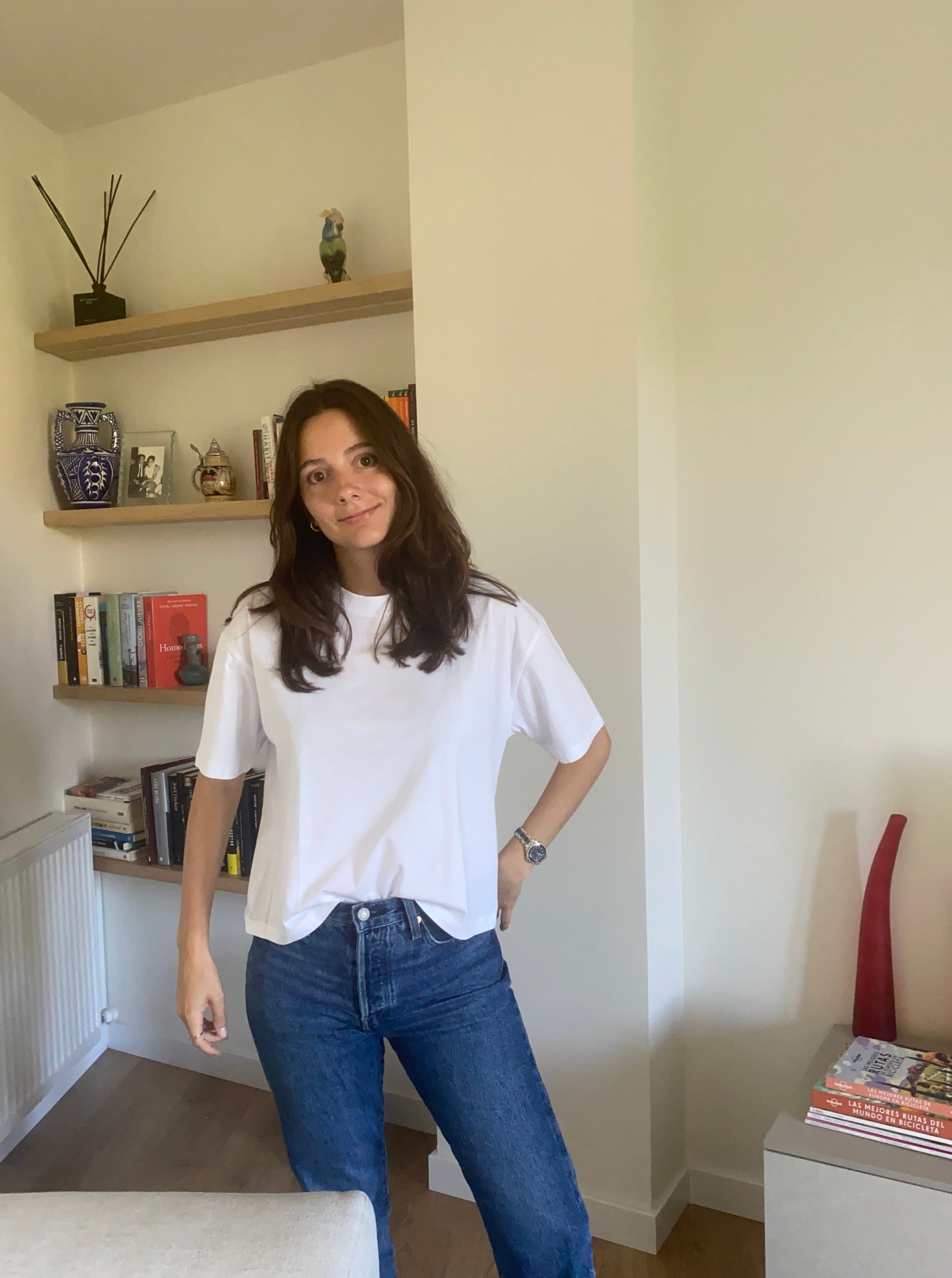 Camiseta Orgánica Manga Codo - 003 NUEVA