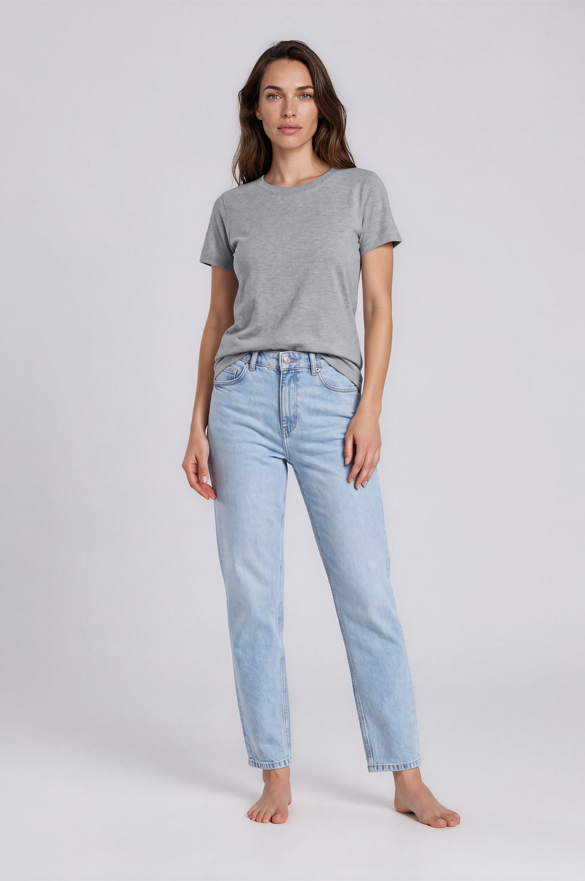 Women's Organic Cotton Wide Neckline T-Shirt