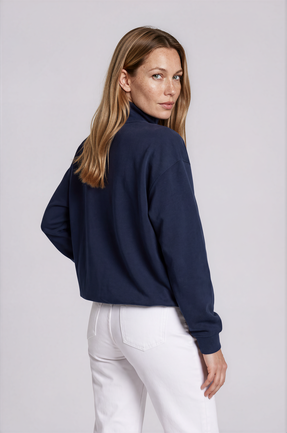 Sudadera Orgánica Oversize con Cremallera - 021