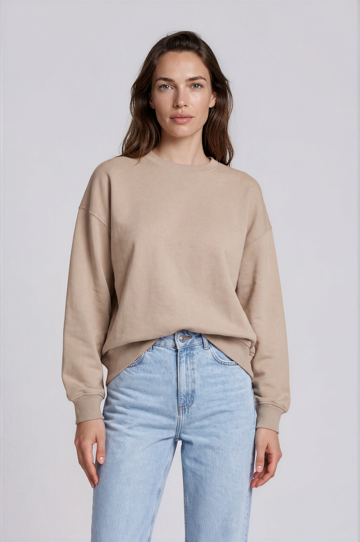 Oversized Organic Sweatshirt - 023